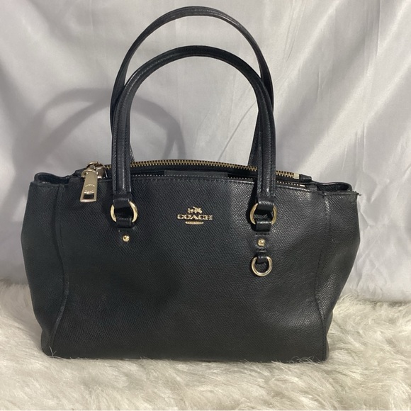 Coach Stanton Carryall Black Leather Satchel Bag 36681 - Picture 14 of 14